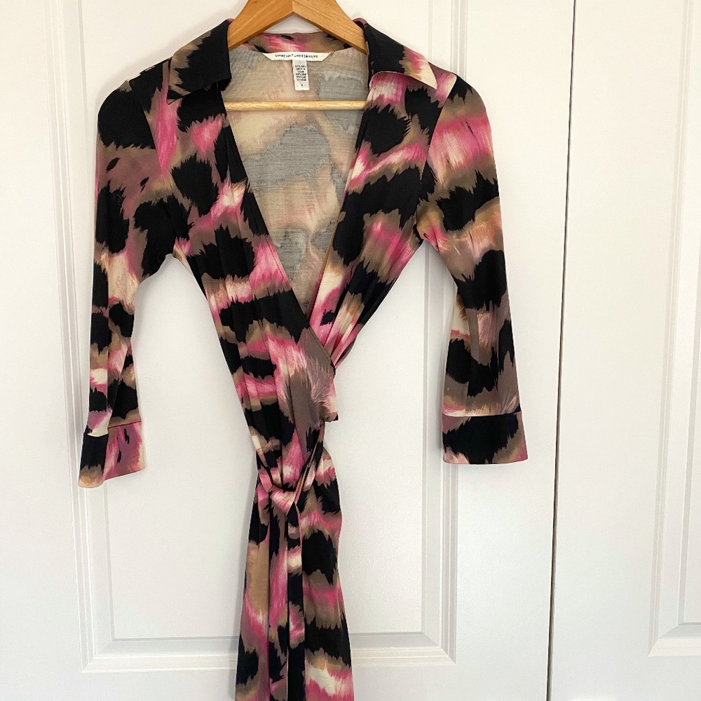 Diane Von Furstenberg Lindsey Mini wrap dress - 4